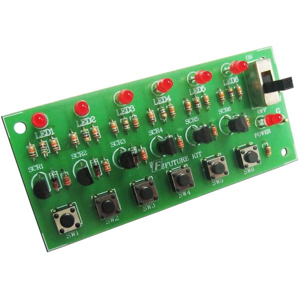 Future Kit 6 Player Lockout LED Display - DIY Educational Soldering Kit - FK191