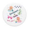 Baby Gender Reveal Dinosaur or Dolls PopSockets with Interchangeable PopGrip