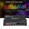 DMX512 Decoder Controller, 4 Channel RGBW Constant Voltage, Engineering Stage Lighting Controller, Versatile LED for Various Light Effects (8A per channel)