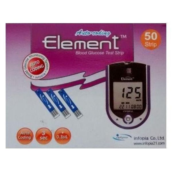 Element Blood Glucose Test Strips x 50