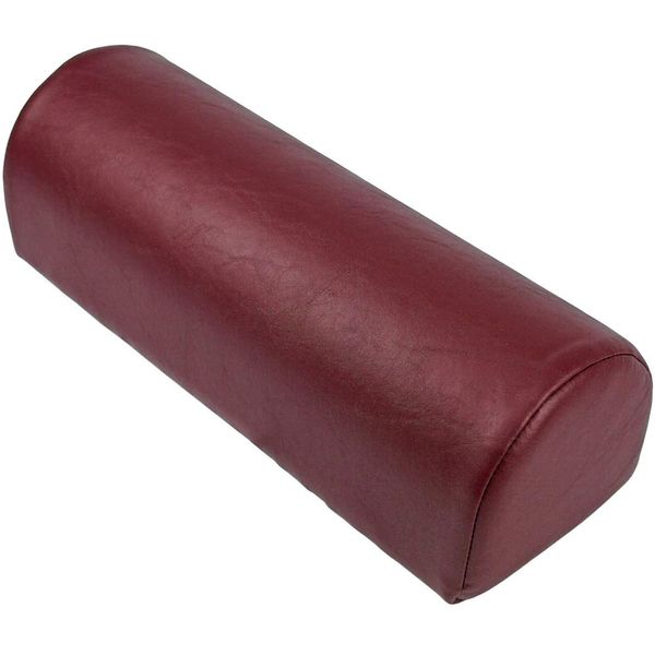 LLOYD Dutch Man Roll (Flat Bottom Type) Massage Cushion, For Use On Spine Discs, Ankle Support, Side Sleepers (Ruby)