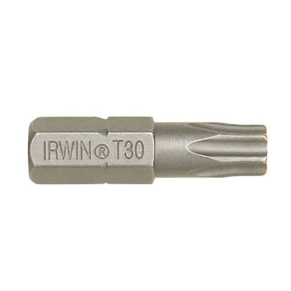 Irwin 10504356 Torx T30 25mm Screwdriver Bits (10 Pieces)
