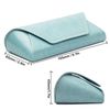 Face Shadow Glasses Case Hard Shell Light Portable Eyeglass Case PU Leather Magnetic Closure Sunglasses Case