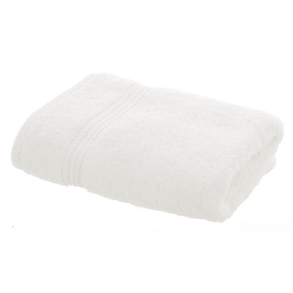 Bamboo Bliss White Bamboo Luxury Hand Towel Plush Soft Bathroom Bath Linen 50 x 100cm