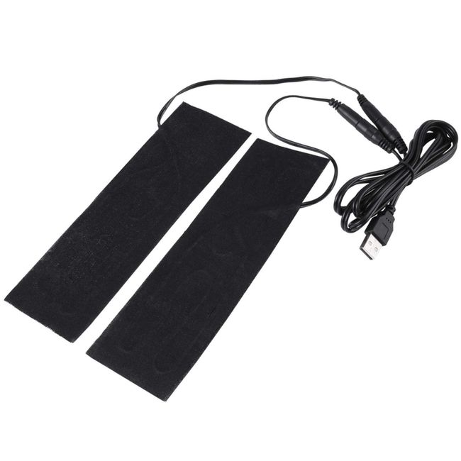 Paullice USB Heating Film-1 Pair 5V USB Electric Heating Cell Film Heater Pads for Outdoor Winter Camping Night