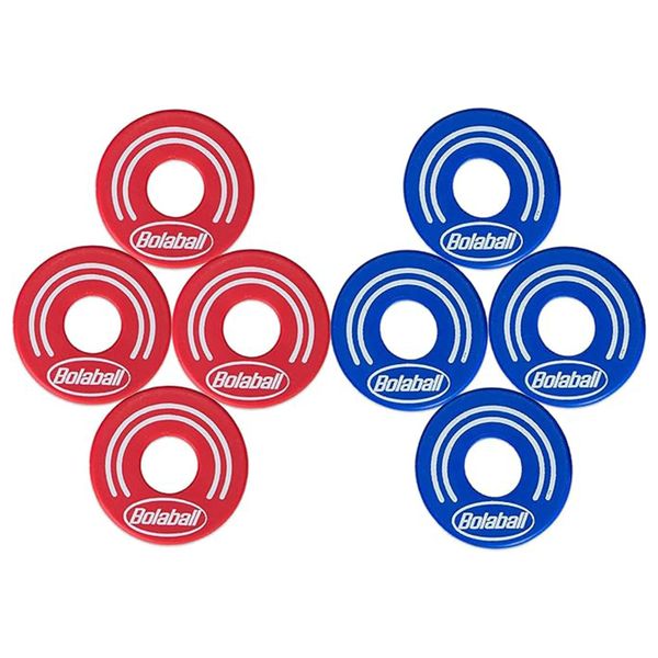 Outdoor Washer Toss Rings Game | Set of 8 Replacement washers | Plastic Coated Metal |Bullseye Pitching Lawn Game| Game Acessories 2.5 inches Washers| Christmas Board Games| Secret Santa Gifts