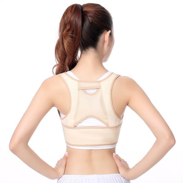 Body Shaping Unisex Humpback Correction Belt Sitting Posture Slimming Body Shaper, [01] Skin M