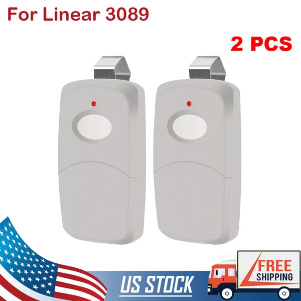 2xPC For Linear 3089 Garage Door Opener Remote 308911 MCS308911 10 dip 300/mhz