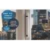 Verselo Low Profile Window Handle for Blinds (Grey, 30mm)