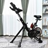 Upright Stationary Exercise Bike Indoor Cycling Bike w/ LCD Monitor