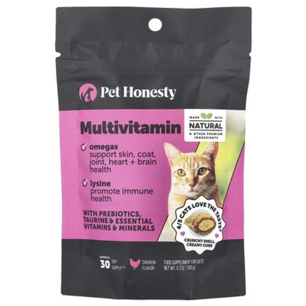 Multivitamin, For Cats, Chicken, 3.7 oz (100 g)