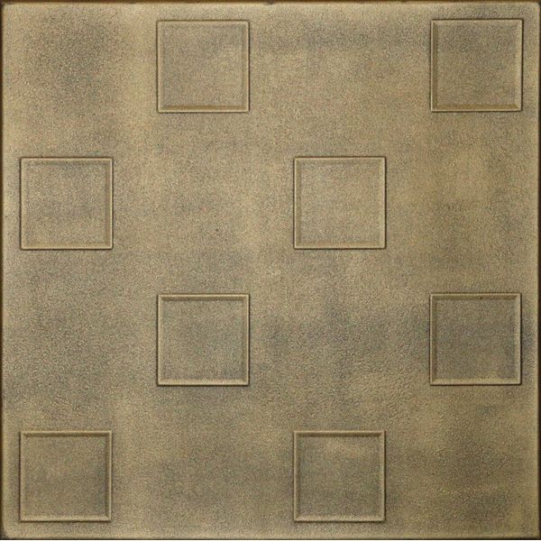 Home Decor Ceiling Tiles Glue UP R4 Antique Brass (21.12 sq. ft )Lot of 8