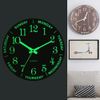 12" Luminous Wall Clock Modern Design Watch Digital Large Big 3D Home Decor US