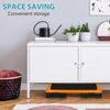 43'' Exercise Aerobic Step Platform Adjustable Fitness Stepper w/4 Risers Orange