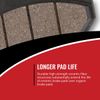 Sixity C6 Ceramic Brake Pads FA101 Rear Replacement Kit