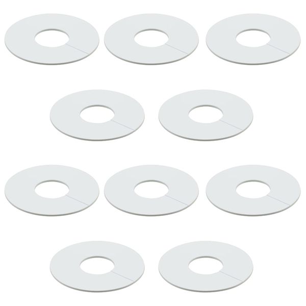 GAONA GA-KB009 Plastic Plates, White, 10 Sheets