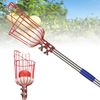 96" L handle Fruit orange apple mango picker grabber Catcher tool w/ Big Basket