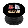 Chocolate Milk Shake Milkshake Dessert Sweet Tooth Ice PopSockets with Interchangeable PopGrip