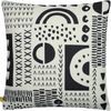 furn. Features Cushion Cover, White, 43 x 43cm