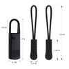 Zipper Pulls, 8PCS Black