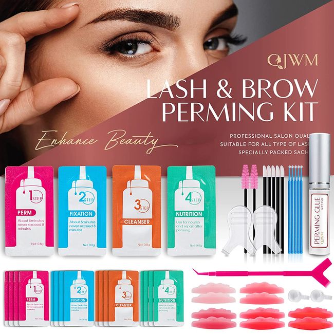  Eyebrow Lamination Kit,Eyebrow Lift Kit,At Home DIY Perm For Your Brows,Instant Professional Lift For Fuller Eyebrows,Brow Brush And Micro Brushes