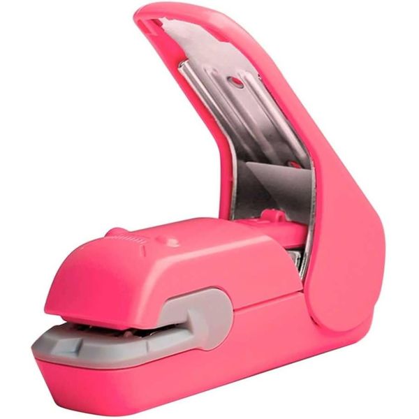 Euiuxoy Binding Stapler, Time Saving, Labor Saving, Handheld-Free Stapler, Portable (Color: C) (Blue)