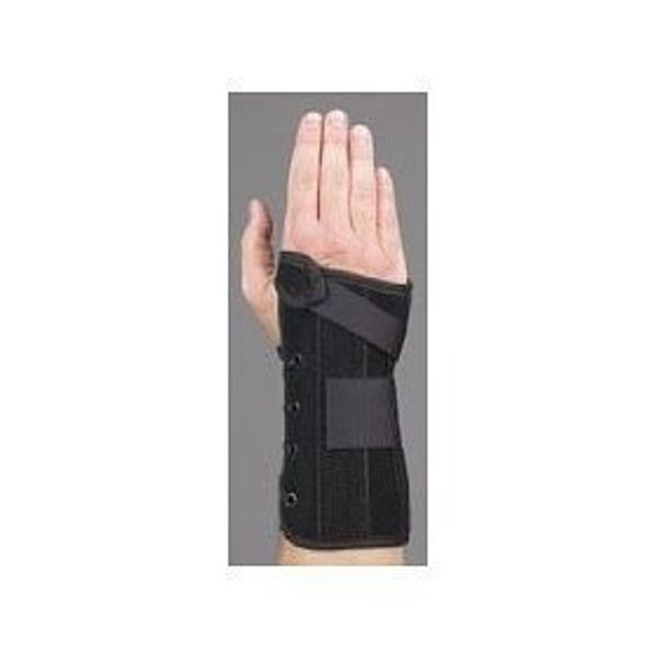 Med Spec Wrist Lacer, 8" Black - Medium Right by MedSpec