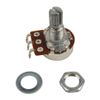 FLEOR 4pcs Small Size B250K Guitar Pots Knurled Split Shaft Potentiometers Linear Taper