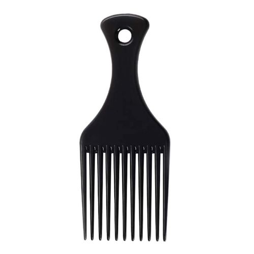 Wide Tooth Comb Afro Comb Detangling Hair Brush Wide Comb Detangler Comb Paddle Hair Comb Care Handgrip Comb-Best Styling Comb for Long (Black 1pcs)