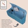 SwankySwans Women's Ruth Clutch Bag, Blue
