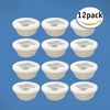 Bung Cap 2" Buttress (Coarse Thread) with Gasket for Poly Drum- 12pc Made in USA