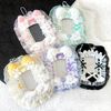 G Trigger Ruffle Lace Deco Trading Card Case, Black