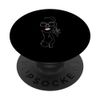 One Line red Lips Woman PopSockets Adhesive PopGrip
