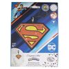 CRYSTAL ART DC Comics Superman Logo Diamond Backpack Charms Kit