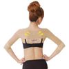 Women's Upper Arm Supporter, Slimming, Upper Arm Shaping, Stooping Correction, Tightening, Shoulders, Back Muscles, Correction, Posture, Compression, beige
