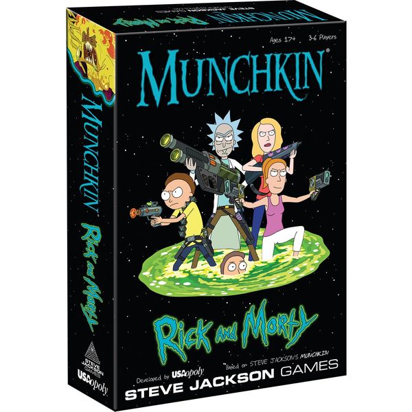 USAopoly USOMU085434 Munchkin: Rick and Morty, Mixed Colours