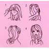 Hair Rollers with Velcro Fastening, Pack of