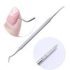 Kingsie 4 Piece Nail Polish Remover Stainless Steel Nail Lifter Nail File Zonde Sweetskin Treatment Curled Nails Thick Nails Feet Nail Care Foot Care Nail Care