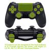 eXtremeRate Textured Blue Dawn Programable Remap Kit for ps4 Controller with Upgrade Board & Redesigned Back Shell & 4 Back Buttons - Compatible with JDM-040/050/055 - Controller NOT Included