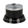 Control Knob Silver/Black Compatible With Beko Oven Hob 250316287