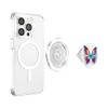 Vibrant Multicolor Butterfly with Crystal-Inspired Wings PopSockets PopGrip for MagSafe