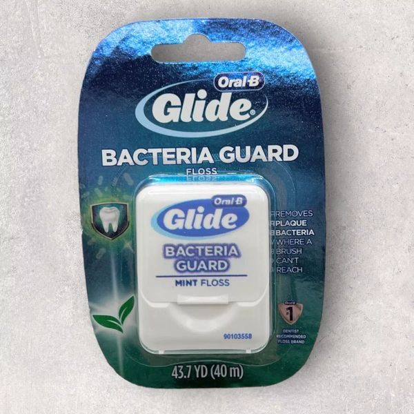 1 x Oral-B Glide Bacteria Guard Floss Mint Flavor, 43.7yd - FREE SHIPPING