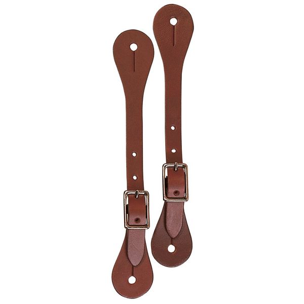 Weaver Leather Women's Single-Ply Spur Straps, Rich Brown