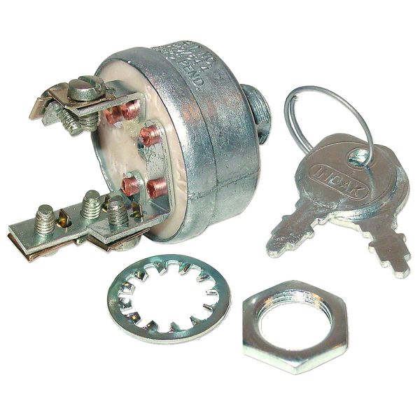 O.E.M. Ignition/Key Switch w/ 2 Keys Fits Case Tractor A24510
