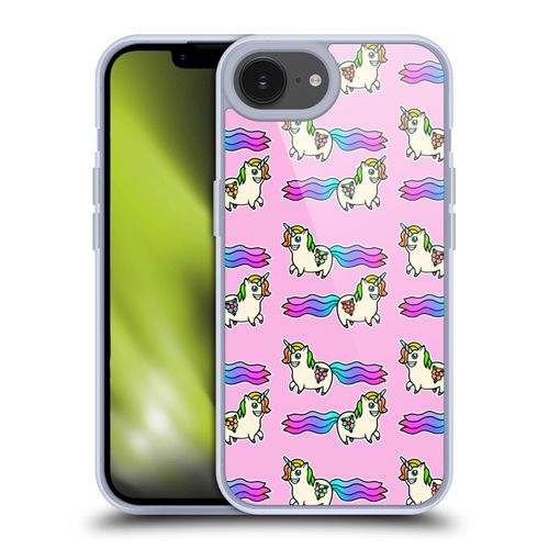 Head Case Designs Officially Licensed Brigid Ashwood Rainbow Hair Unicorn Patterns Gel Case [Military Grade Protection] Compatible with Apple iPhone 16e and Compatible with MagSafe