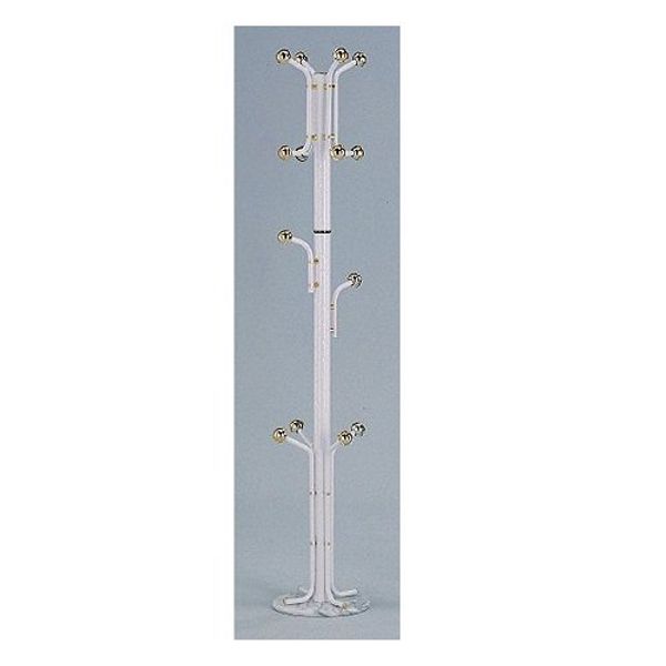 White Marble Base Hall Tree Coat/ Hat Racks #AD5141-WH