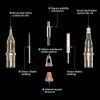 Ambition Premium #10 Bugpin 7RM Disposable Tattoo Needles Cartridges Supply 7 Curved Magnum 20Pcs for Professionals and Beginners Tattoo Artists