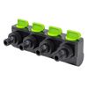Sealey 4-Way Garden Water Distributor - JS349, Black