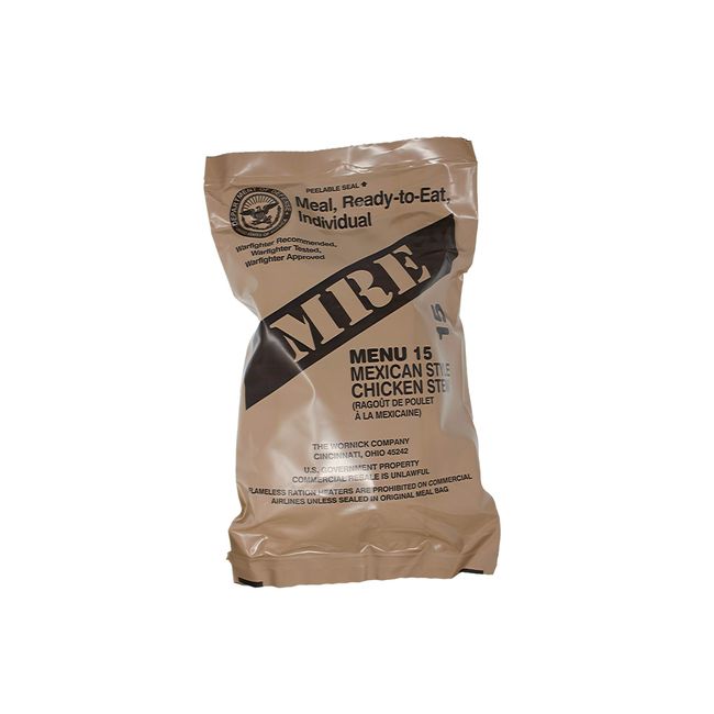 USA Military MRE Meal Ready To Eat Set of 4