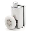 ShowerPart Single Bottom Shower Door Rollers, 23mm Diameter, 6mm Thickness, Chrome, 2x Pack